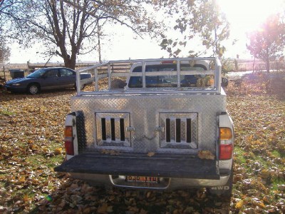 14 inch tall rig rack, level with truck top