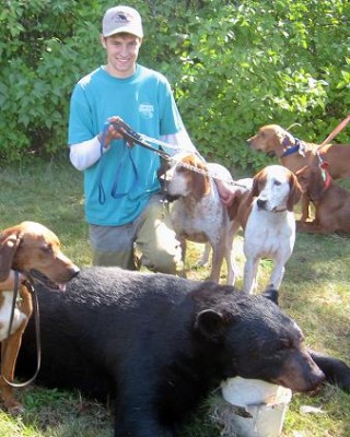Bear we got a while back, lots of guys in on the hunt, just was my turn to be in the picture, 430 lbs