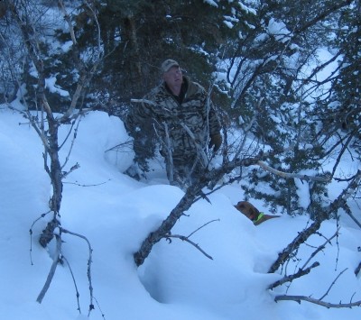 Poser in the snow.JPG