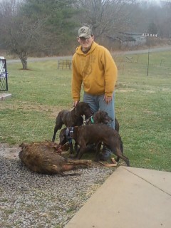 had bayed a long time headed to um but they was bayed across a river and it was to bad to cross we had to head back and go around