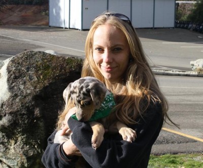 me and our leopard hound pup "puma"