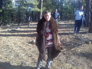 My nephew with his bear