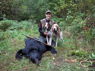 Start dogs with the bear, Juice and Flow.  Like I said other dogs on the bear too, all did well.